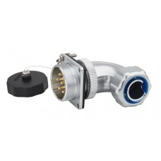 Роз'єм Weipu WS48J20ZR1 кутова кабельна вилка