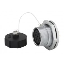 Роз'єм Weipu WS28K10BZMQ1 панельна розетка на гайку