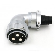 Роз'єм Weipu WY55J4TV1 кутова кабельна вилка