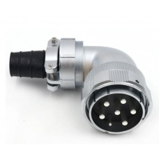 Роз'єм Weipu WY55J7TV1 кутова кабельна вилка