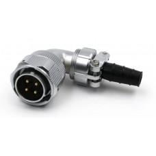 Роз'єм Weipu WY24J4TV1 кутова кабельна вилка