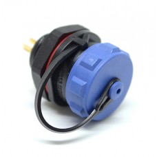 Роз'єм Weipu SP1312/P2 панельна вилка на гайку