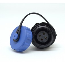 Роз'єм Weipu SP1312/S4 панельна розетка на гайку