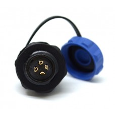 Роз'єм Weipu SP1312/S4 панельна розетка на гайку