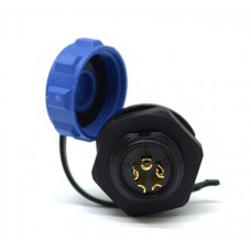 Роз'єм Weipu SP1312/S5 панельна розетка на гайку