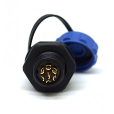 Роз'єм Weipu SP1312/S7 панельна розетка на гайку