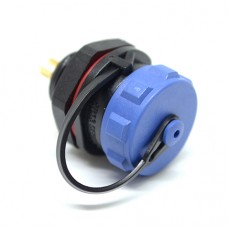 Роз'єм Weipu SP1312/S7 панельна розетка на гайку