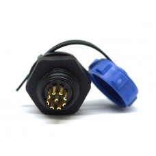 Роз'єм Weipu SP1312/S9 панельна розетка на гайку