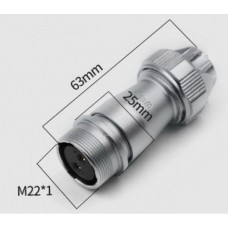 Роз'єм WF20K5ZEB1 міжкабельна розетка