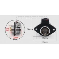 Роз'єм WF20K4ZG1 панельна розетка