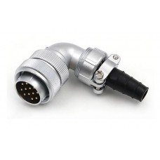 Роз'єм WF24J12TV1 кутова кабельна вилка