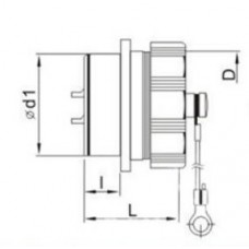 Роз'єм WF55K40Z1 панельна розетка