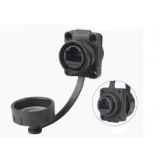 Герметичний роз'єм RJ45 YM-20-J/RJ45/213/SX-42-402 панельна розетка