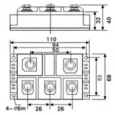 Діодний міст MDS400