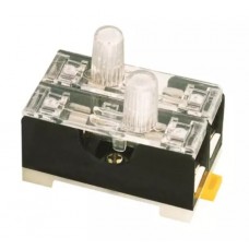 Двохпозиційний тримач запобіжника FS-102 з індикатором перегорання