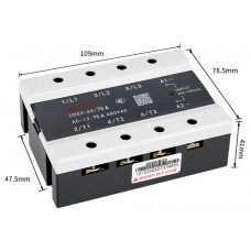 Трифазне твердотільне реле CDG3-AA/75A