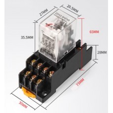 Колодка PYF14A для реле HH54P