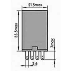 Реле електромагнітне HH54P (MY4NJ) AC24V, 5А
