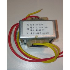 Трансформатор струму 50Гц серії EI48 220v - 9V 10W (DB-10VA)