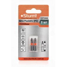 Біти S2 PZ2x25 мм, 2шт Sturm 1272302