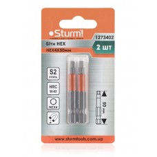 Біти S2 HEX4x50мм, 2шт Sturm 1273402
