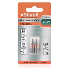 Біти S2 T-10×25 мм Tamper, 2шт 1274301