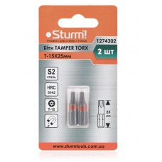 Біти S2 T-15×25 мм Tamper, 2шт 1274302