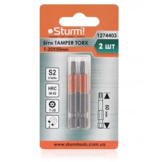 Біти S2 T-20×50 мм Tamper, 2шт 1274403