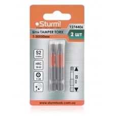 Біти S2 T-30×50 мм Tamper, 2шт 1274406