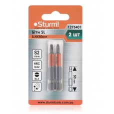 Біти S2 SL4×50 мм, 2шт 1275401