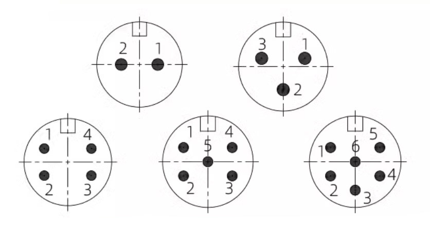 Схема контактів серії E07