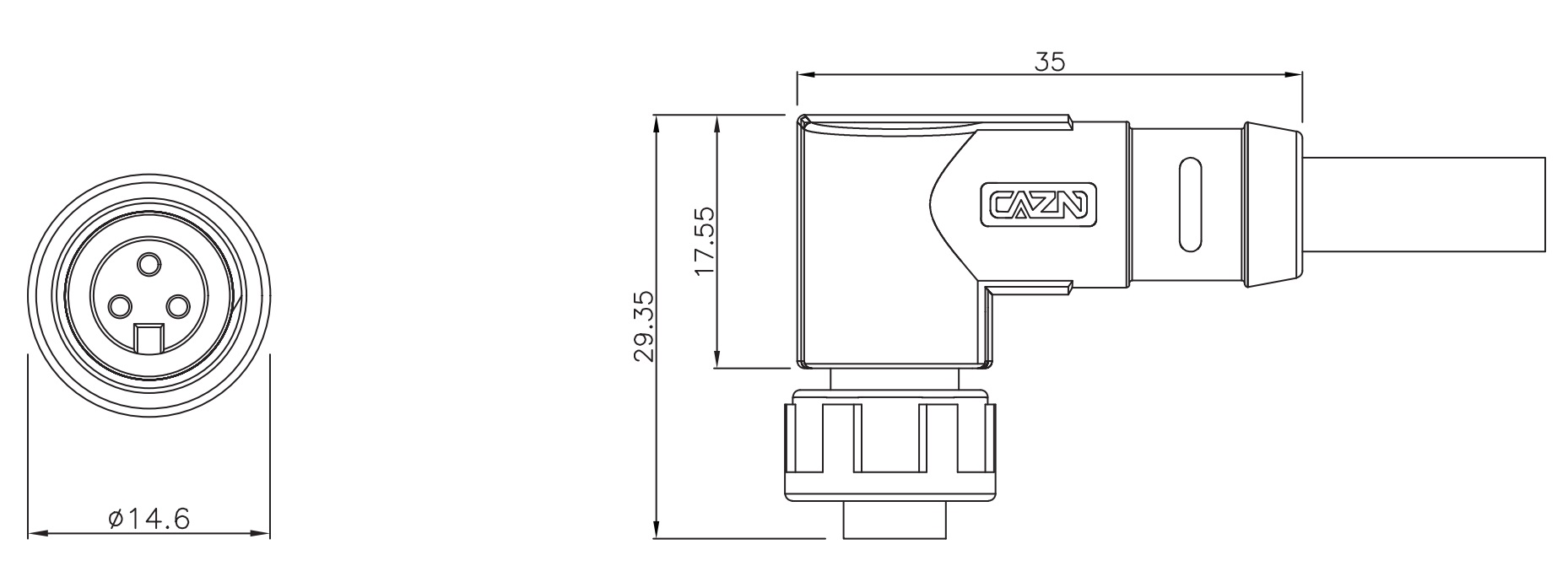 Схема роз'єму E07003
