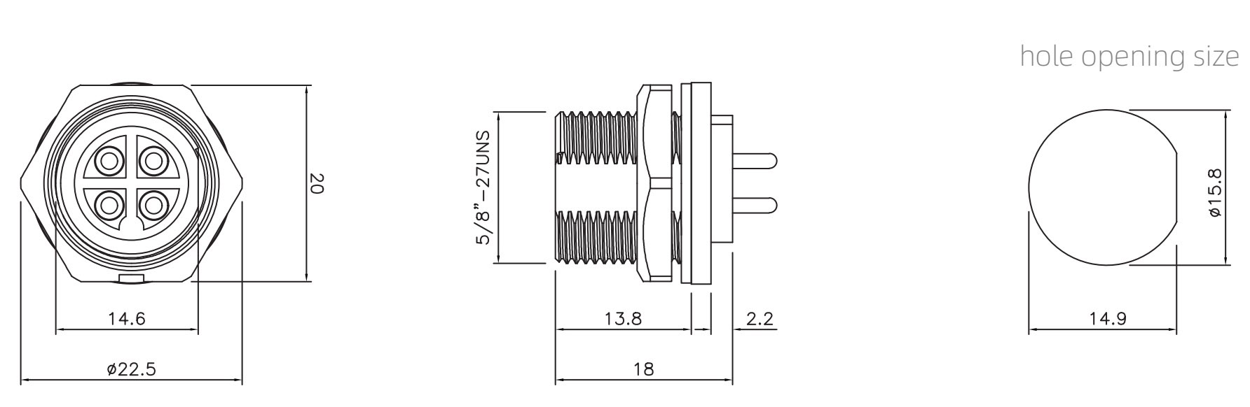 Схема роз'єму E10014