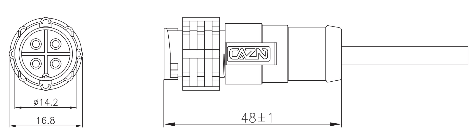 Схема роз'єму E10019