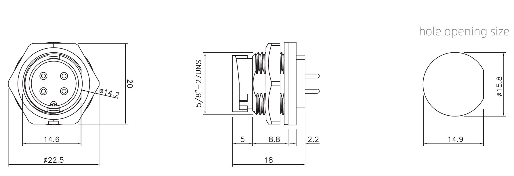 Схема роз'єму E10022