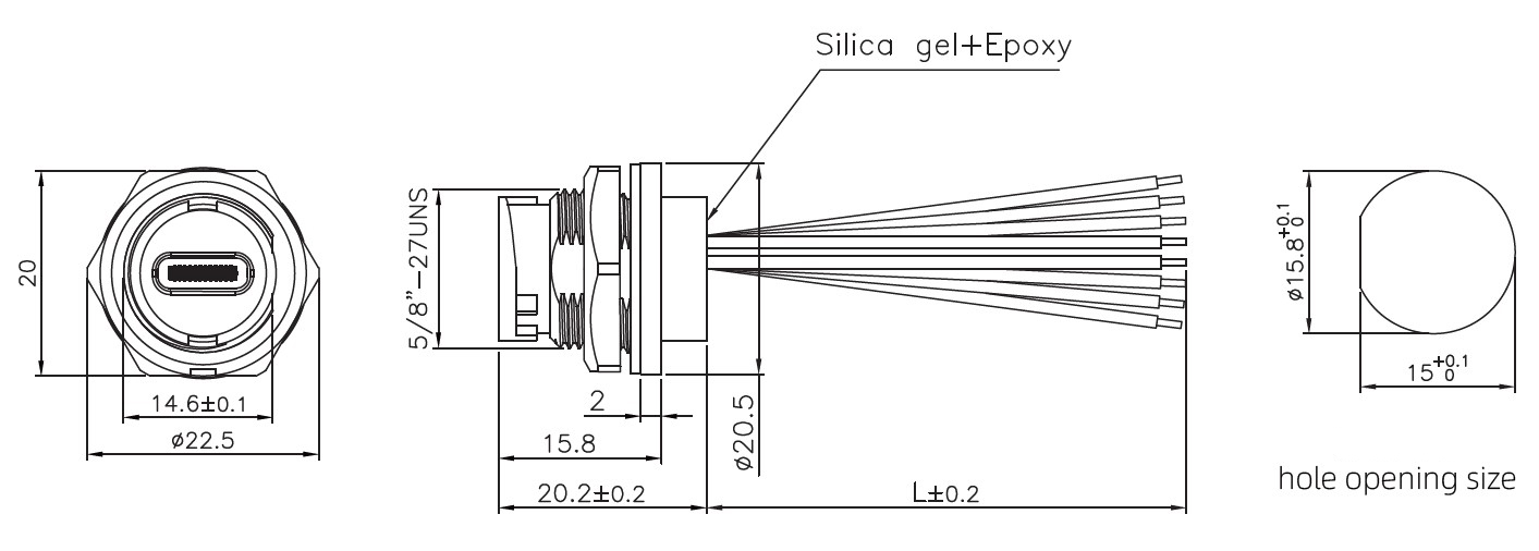 type-c на дроті