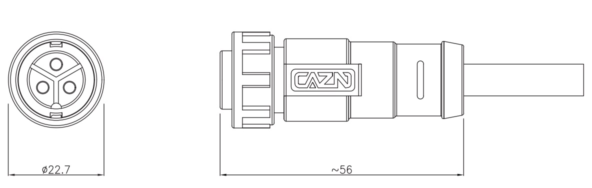 Схема роз'єму E13016
