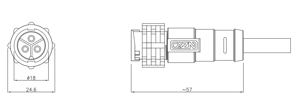 Схема роз'єму E13019