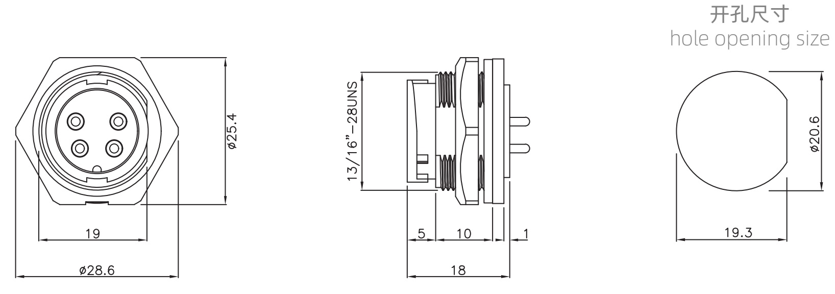 Схема роз'єму E13022