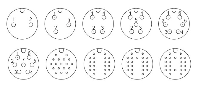 Схема контактів серії E16