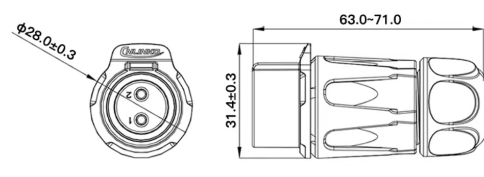 Герметичный быстроразъемный коннектор Герметичный быстроразъемный коннектор