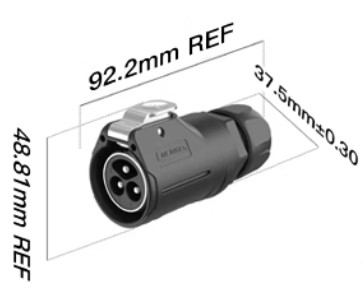 Силова герметична вилка LP28