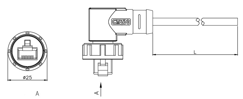 Герметичный разъем RJ45