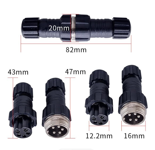 Роз'єм GX16 авіаційний