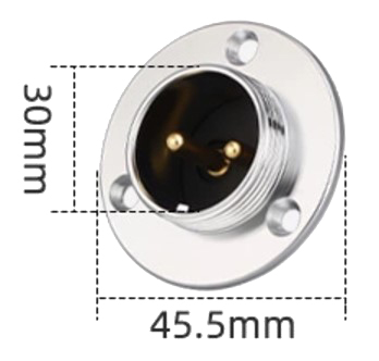 Роз'єм GX30 авіаційний