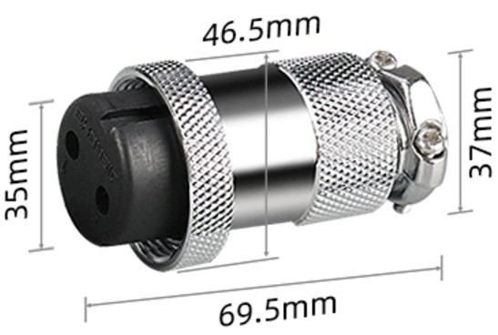 Роз'єм GX40 авіаційний