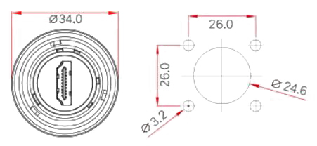 Герметичный HDMI разъем