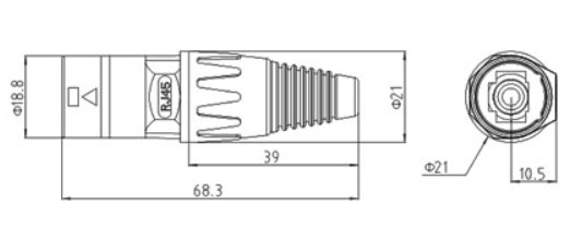 Герметичный разъем RJ45