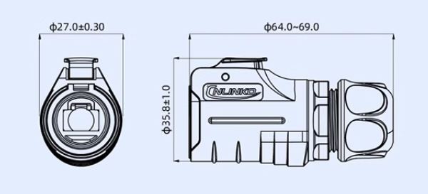 Герметичный разъем Cnlinko RJ45
