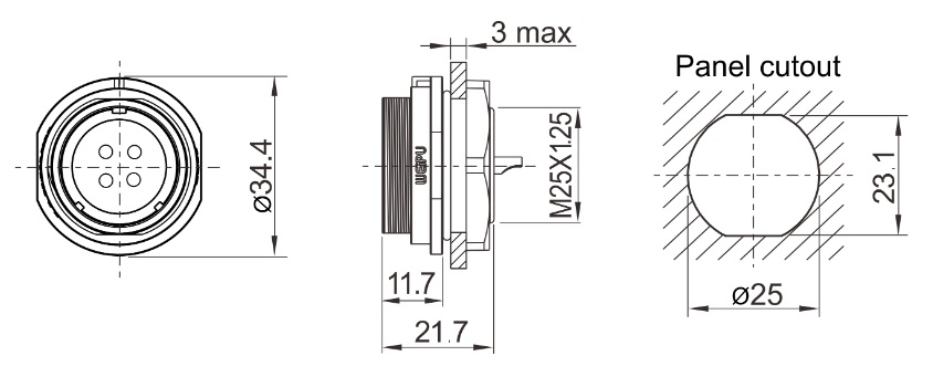 Роз'єм SP2512/P2